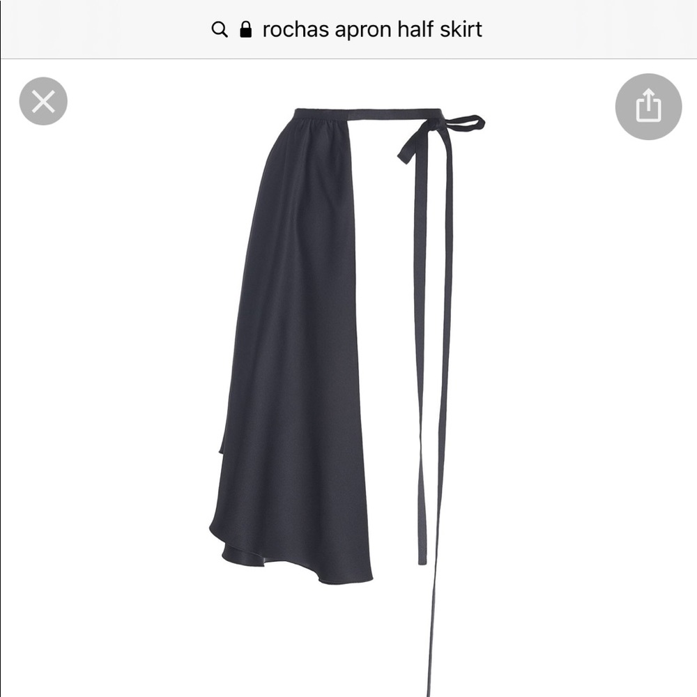 Rochas half skirt